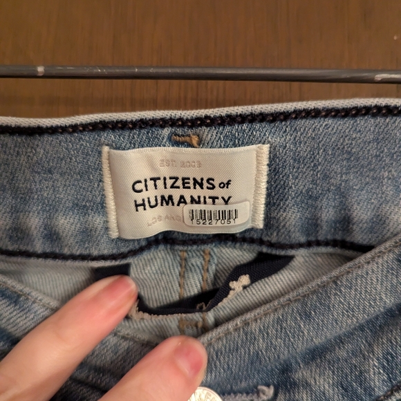Citizens of Humanity Jeans Womens  Ella Mid Rise Crop Light Wash Size 31 - Picture 6 of 8